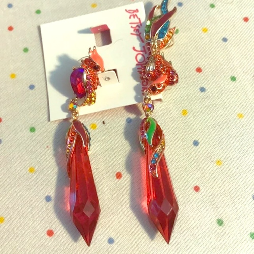 Betsey Johnson Phoenix Earrings